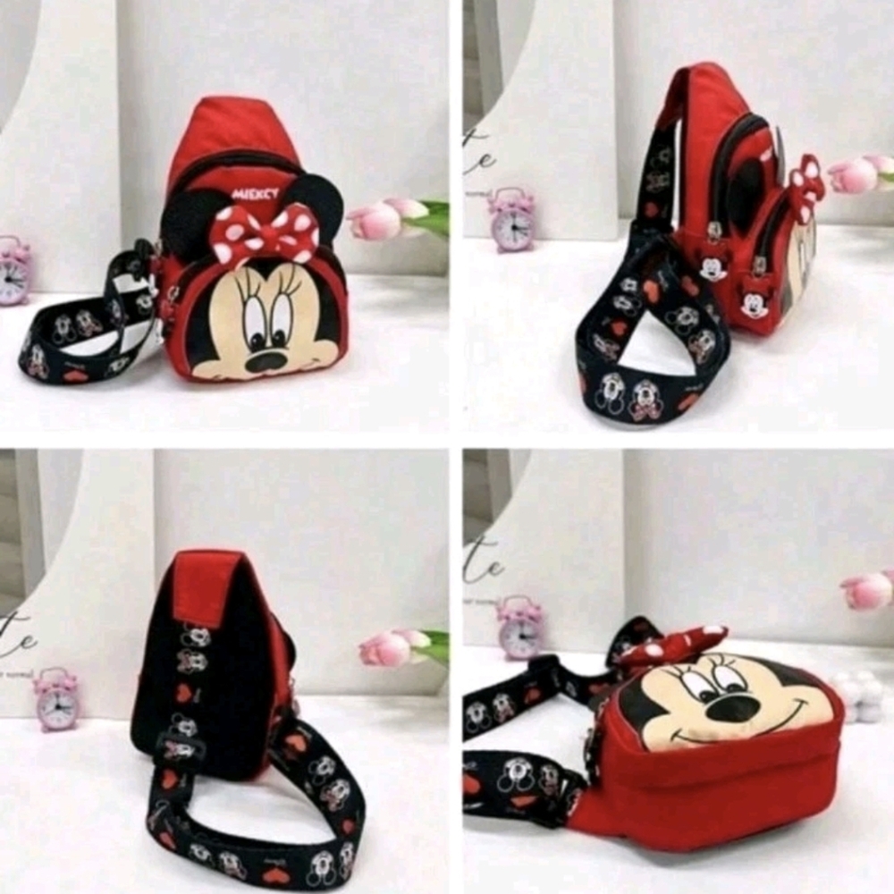 Mouse Red Kids Backpack - Picture 4 of 5